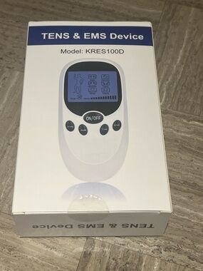 TENS & EMS Device KRES100D - White with Blue Display